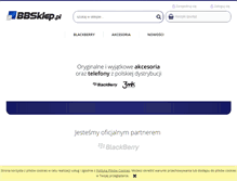 Tablet Screenshot of bbsklep.pl